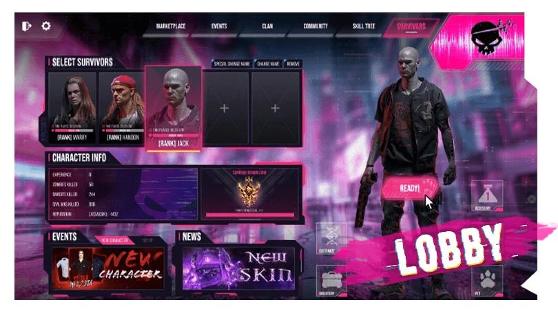 feature lobby